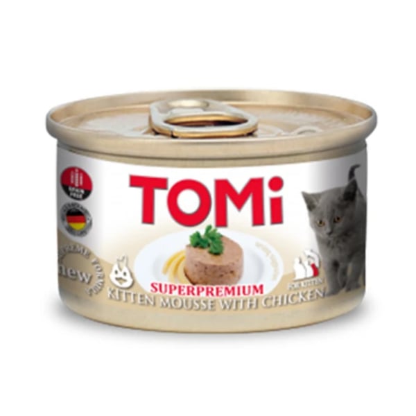 Tomi Tavuklu Yavru Kedi Konservesi 85gr