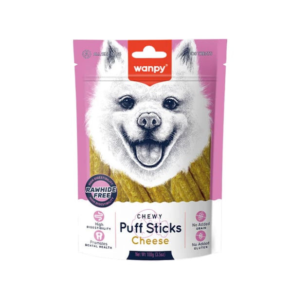 Wanpy Tahılsız Peynirli Köpek Çiğneme Ödülü 100 gr