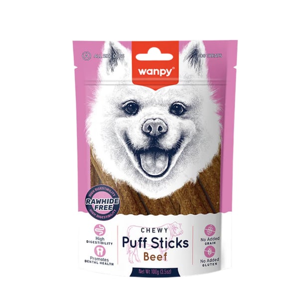 Wanpy Tahılsız Sığır Etli Köpek Çiğneme Ödülü 100 gr