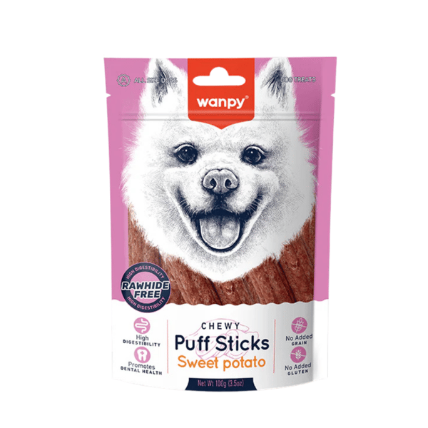 Wanpy Tahılsız Tatlı Patatesli Köpek Çiğneme Ödülü 100g