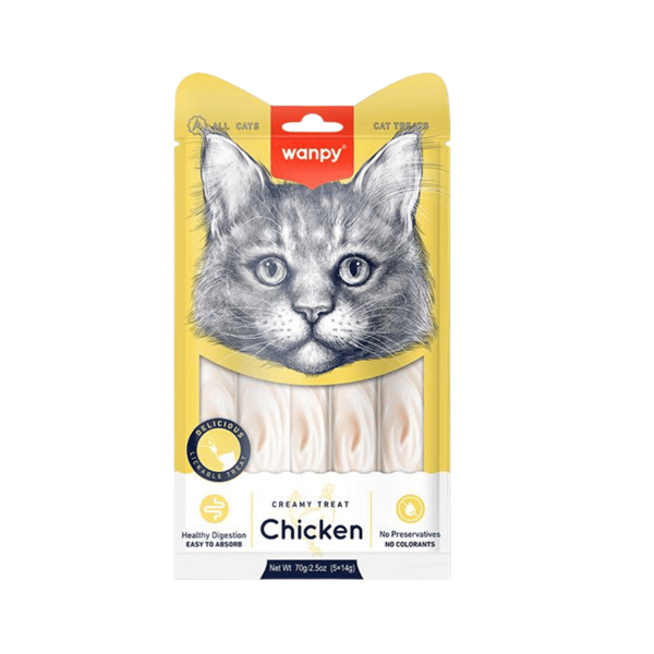 Wanpy Tavuklu Krema Kedi Ödülü 5x14gr