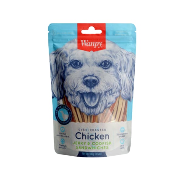 Wanpy Tavuklu Ve Morina Balıklı Köpek Ödülü 100 gr