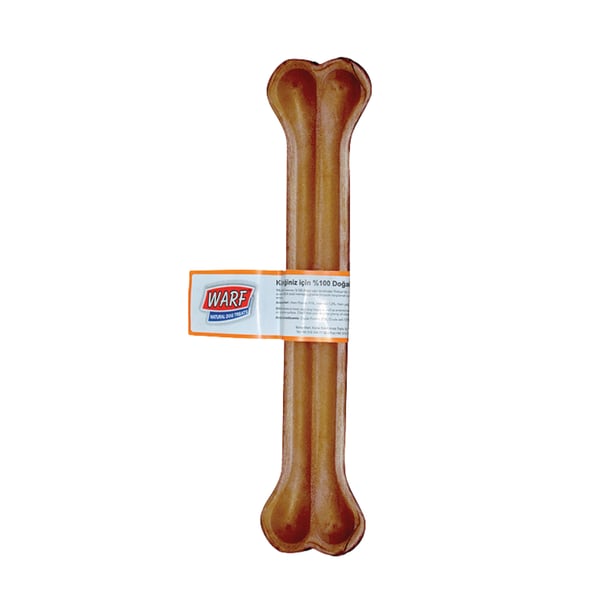 Warf Natural Pres Kemik Tekli 30 Cm Köpek Ödülü