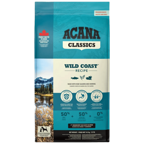 Acana Classics Wild Coast Balıklı Düşük Tahıllı Köpek Maması 14,5kg