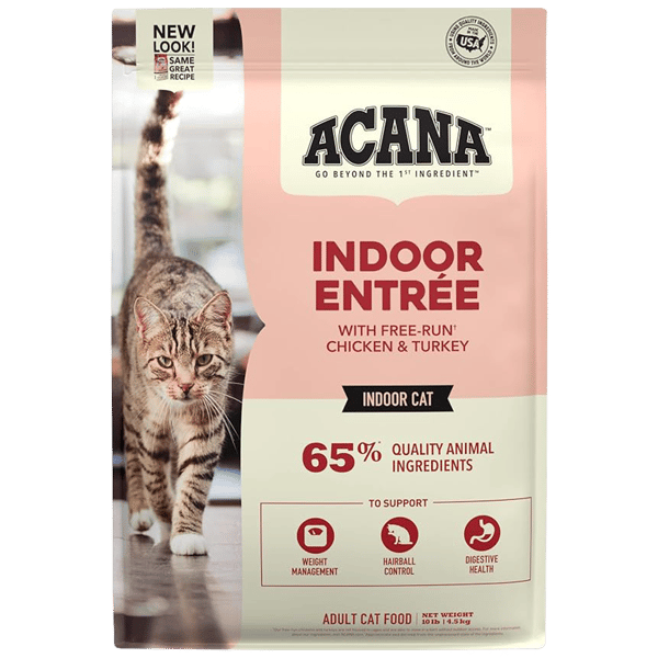 Acana Indoor Entree Hairball Control Tavuklu ve Hindili Kısırlaştırılmış Kedi Maması 4.5kg