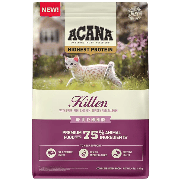 Acana Kitten Yüksek Proteinli Tahılsız Yavru Kedi Maması 1,8kg