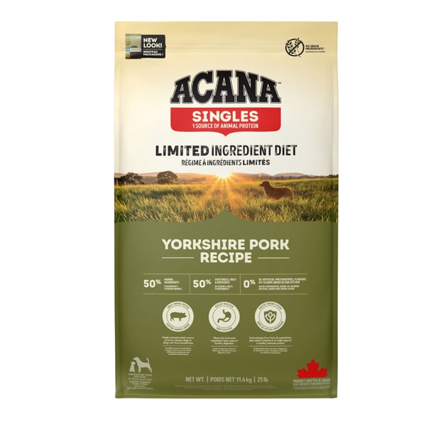 Acana Singles Yorkshire Pork Domuz Etli Yetişkin Köpek Maması 11,4 kg