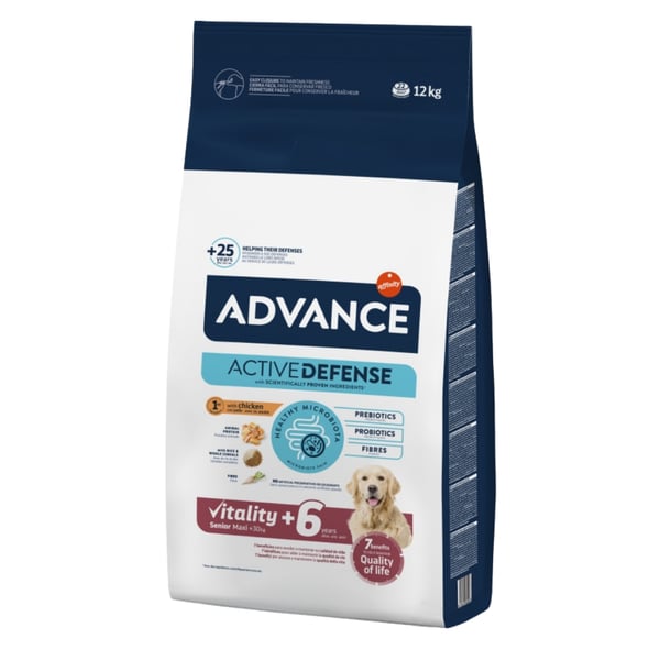 Advance Dog Maxi Senior +6 Vitality Büyük Irk Yaşlı Köpek Maması 12 kg