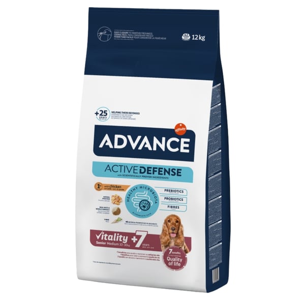 Advance Medium Senior +7 Orta Irk Yaşlı Köpek Maması 12 kg