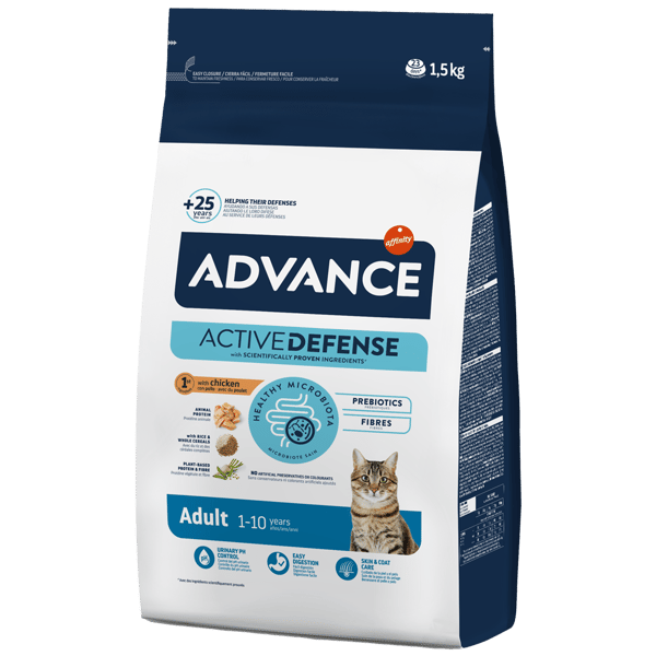 Advance Tavuklu ve Pirinçli Yetişkin Kedi Maması 1,5kg