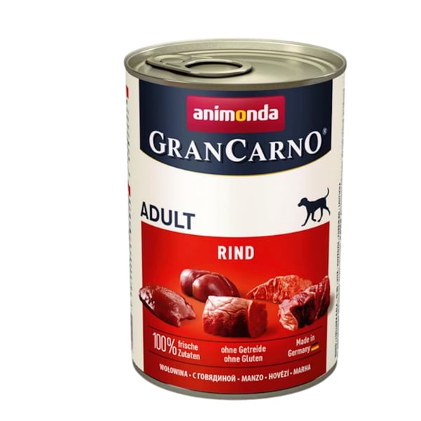 Animonda Gran Carno Sığır Etli Yetişkin Köpek Konservesi 400gr