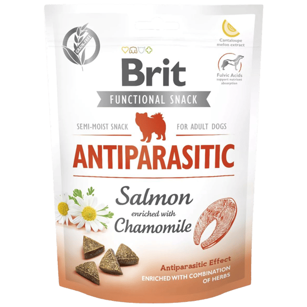 Brit Antiparasitic Somonlu ve Papatyalı Antiparaziter Köpek Ödül Maması 150gr