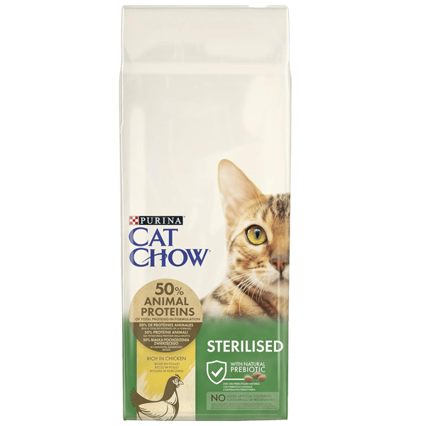 Cat Chow Tavuk Etli Kısırlaştırılmış Kedi Maması 15kg