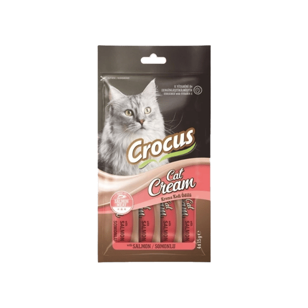Crocus Somonlu Krema Kedi Ödülü 4x15gr