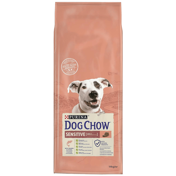 Dog Chow Hassas Köpekler için Somon Etli Yetişkin Köpek Maması 14kg