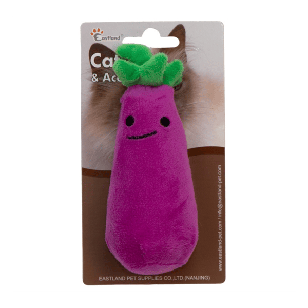 Eastland Catnipli Hışırtılı Peluş Patlıcan 13 cm