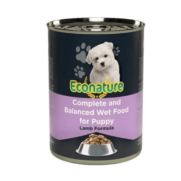 Econature Sos İçinde Kuzu Etli Yavru Köpek Konservesi 400gr