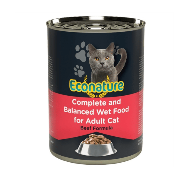 Econature Sos İçinde Sığır Etli Yetişkin Kedi Konservesi 400gr