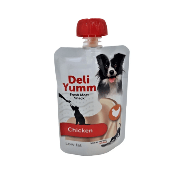 Flamingo Deli Yumm Taze Tavuk Etli Krema Köpek Ödül Maması 90gr