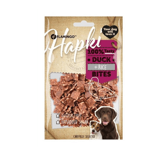 Flamingo Hapki Ördekli ve Pirinçli Köpek Ödül Maması 85gr
