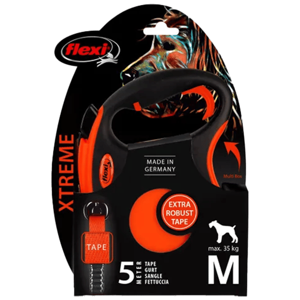 Flexi Xtreme Otomatik Şerit Köpek Gezdirme Tasması 5mt Medium