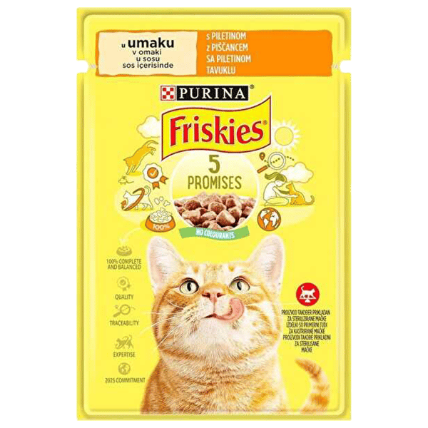 Friskies Tavuklu Yetişkin Kedi Konservesi 85gr