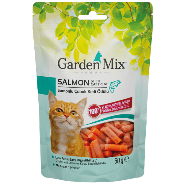 Garden Mix Somonlu Mini Çubuk Ödül Maması 60gr