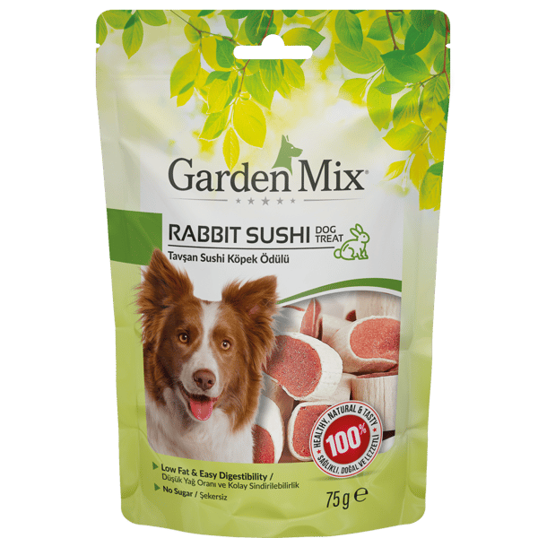 Garden Mix Tavşan Etli Sushi Köpek Ödül Maması 75gr