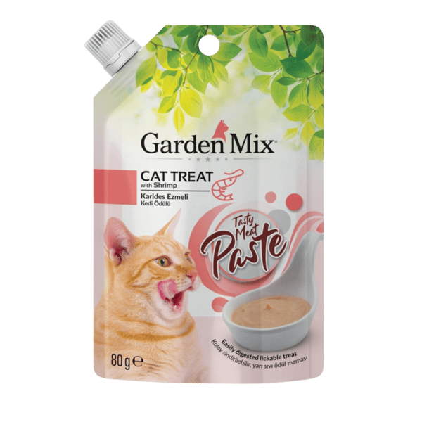 Garden Mix Tavuk ve Karidesli Ezme Kedi Ödülü 80 gr