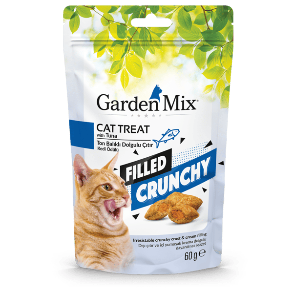 Garden Mix Ton Balıklı İçi Dolgulu Kedi Ödül Maması 60gr