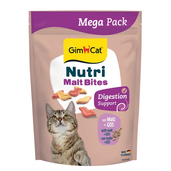 GimCat Nutri Malt Bites Sindirim Sağlığı Destekleyici Malt Kedi Ödülü 425 gr