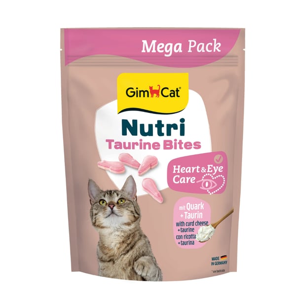 GimCat Nutri Taurine Bites Taurinli ve Lor Peynirli Kedi Ödül Maması 425 gr