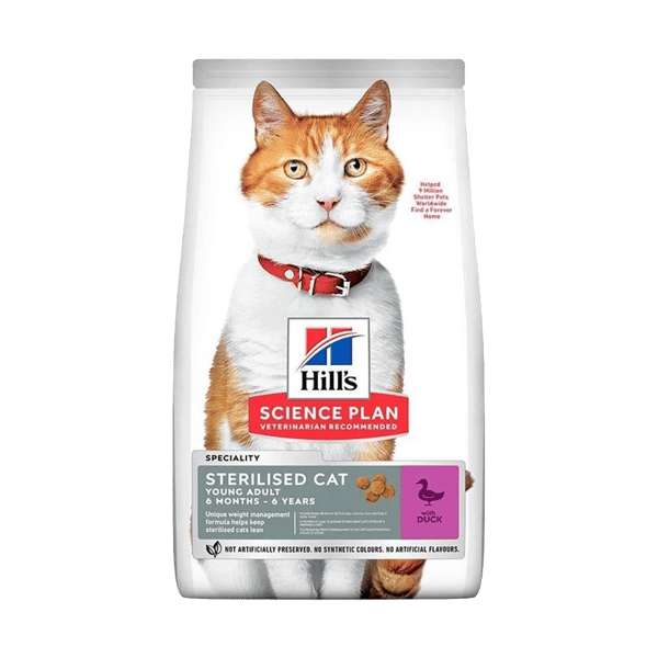 Hill's Science Plan Ördekli Kısırlaştırılmış Kedi Maması 3kg