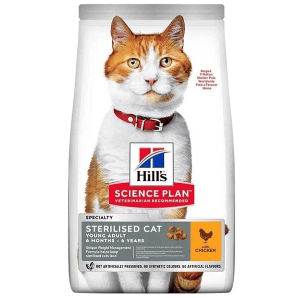 Hill's Science Plan Tavuklu Kısırlaştırılmış Kedi Maması 3kg