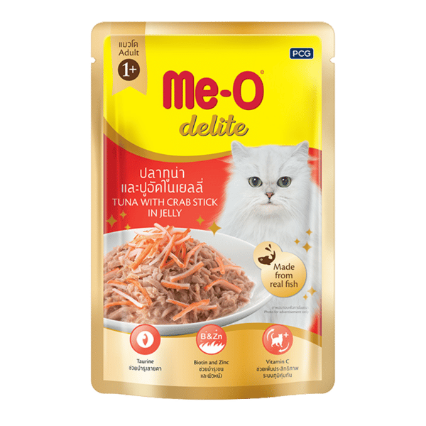 Me-O Delite Pouch Ton Balıklı ve Palamutlu Yetişkin Kedi Konservesi 70 gr