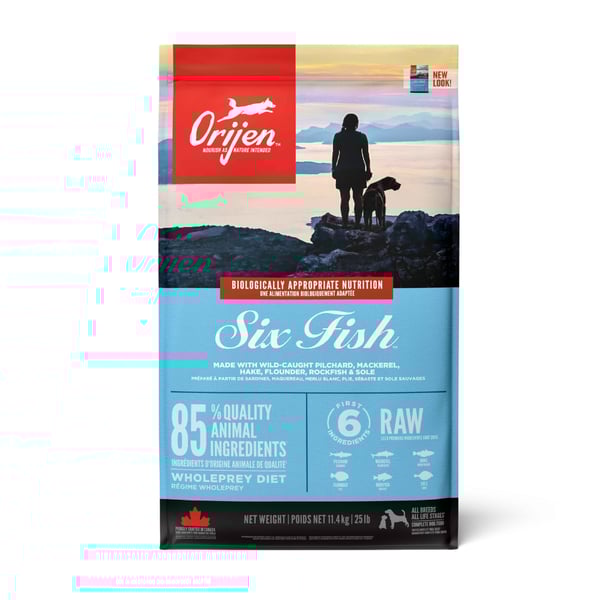Orijen Six Fish Tüm Irk veYaşam Evreleri İçin Köpek Maması 11,4 kg