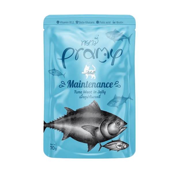 Pramy Maintenance Jöle İçinde Yağsız Ton Balıklı Kedi Konservesi 70gr