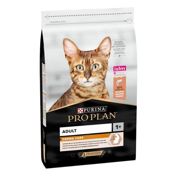 Pro Plan Derma Care Somonlu Tüy Yumağı Önleyici Yetişkin Kedi Maması 3kg