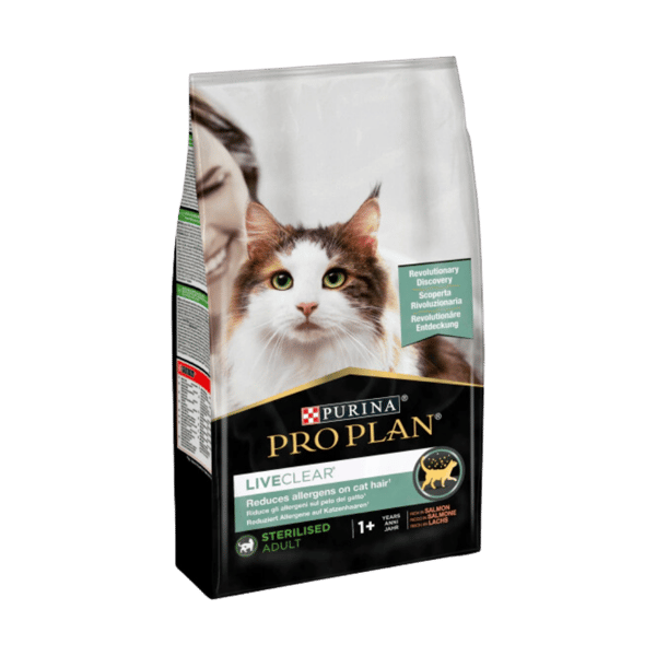 Pro Plan LiveClear Somonlu Alerjen Azaltan Kısırlaştırılmış Kedi Maması 1,4kg