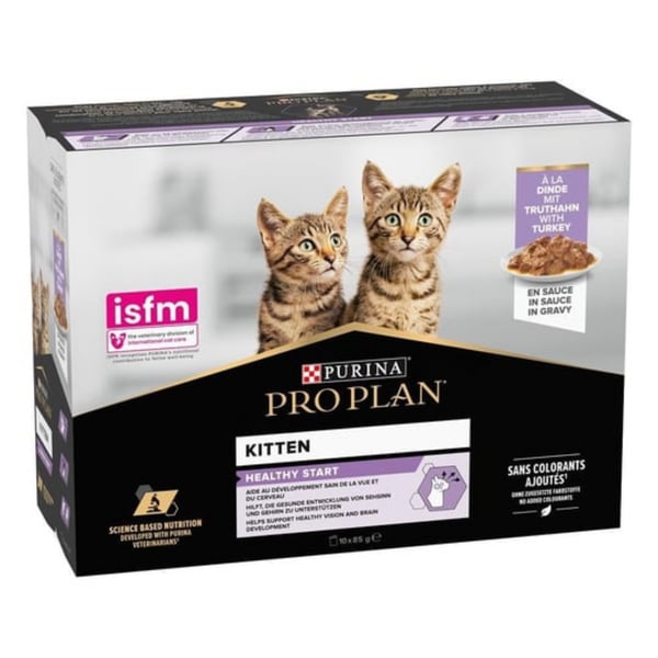 Pro Plan Pouch Sos İçinde Hindili Yavru Kedi Konservesi 10x85gr