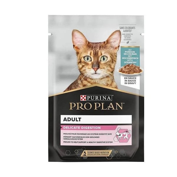 Pro Plan Pouch Sos İçinde Okyanus Balıklı Yetişkin Kedi Yaş Maması 85gr