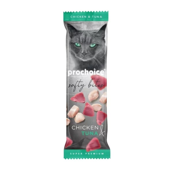 ProChoice Softy Bites Tavuklu ve Ton Balıklı Kediler için Yumuşak Atıştırmalık 24x10gr