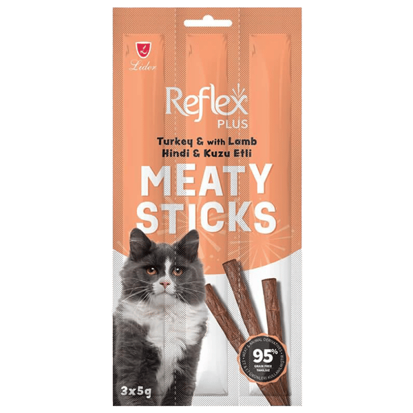 Reflex Hindili ve Kuzulu Kedi Ödül Çubuğu 3x5gr