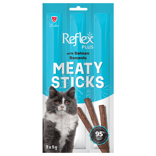 Reflex Plus Somonlu Kedi Ödül Çubuğu 3x5gr