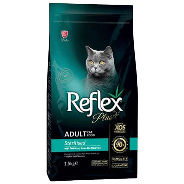 Reflex Plus Somonlu Kısırlaştırılmış Kedi Maması 1,5kg