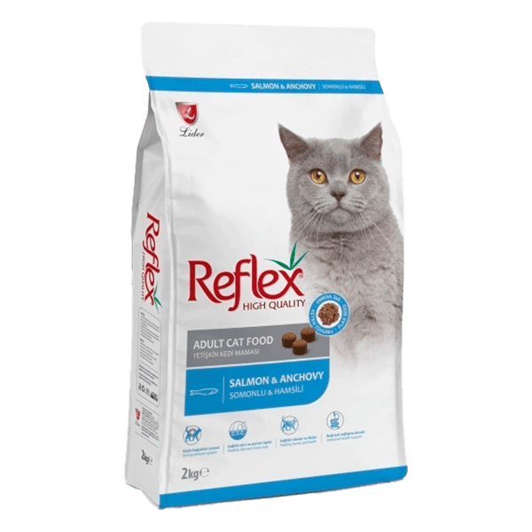 Reflex Somonlu ve Hamsili Yetişkin Kedi Maması 2kg