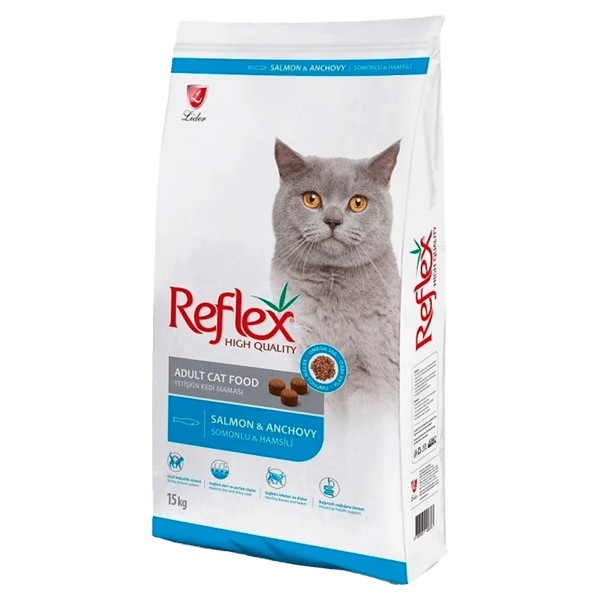 Reflex Somonlu ve Hamsili Yetişkin Kedi Maması 15kg