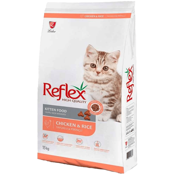 Reflex Tavuklu ve Pirinçli Yavru Kedi Maması 15kg+1kg HEDİYE!