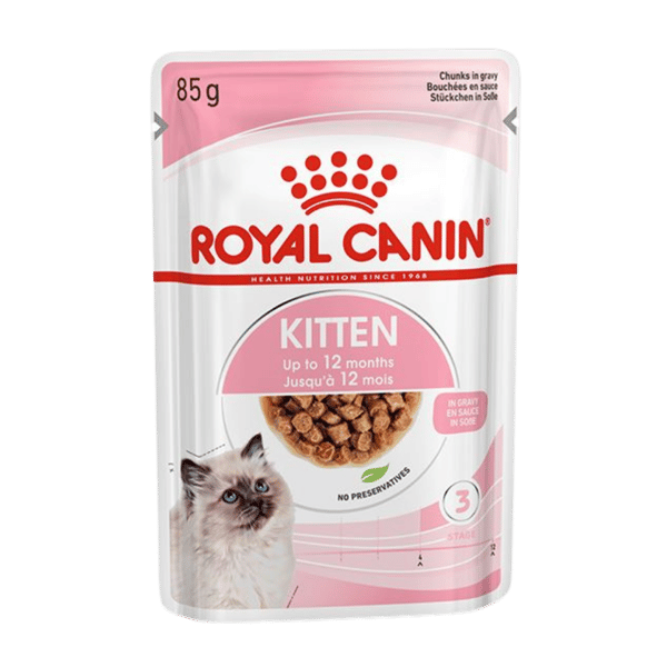 Royal Canin Pouch Kitten Sos İçinde Yavru Kedi Konservesi 12x85gr