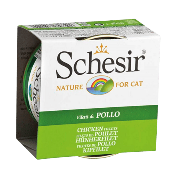 Schesir Jelly Tavuk Fileto Jöle İçinde Yetişkin Kedi Konservesi 85gr